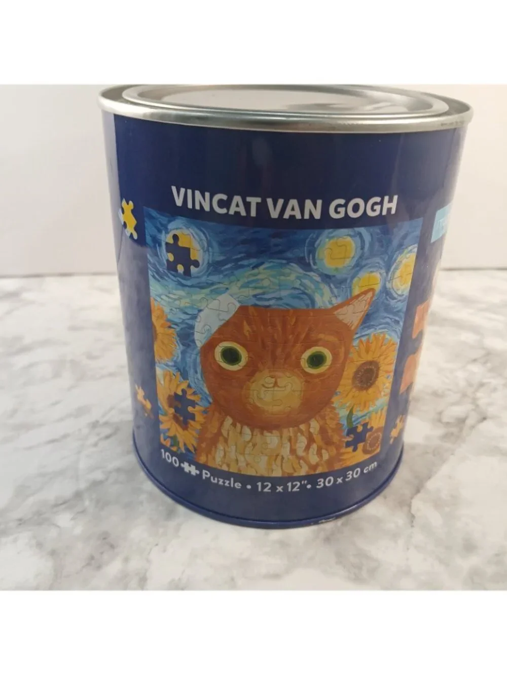 Vincat Van Gogh 100 Piece Tin Puzzle Jigsaw Puzzle Gift Toys Games Adult Kids